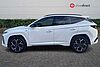 Hyundai TUCSON 1.6 T-GDi N Line SUV 5dr Petrol Hybrid Auto Euro 6 (s/s) (215 ps) White