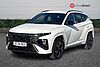 Hyundai TUCSON 1.6 T-GDi N Line SUV 5dr Petrol Hybrid Auto Euro 6 (s/s) (215 ps) White