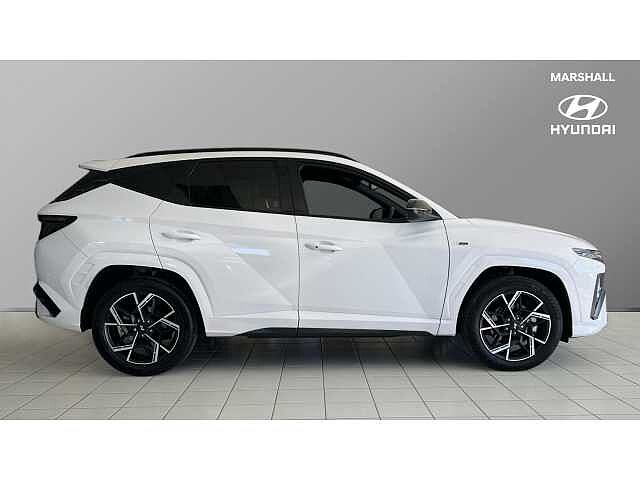 Hyundai TUCSON 1.6T 239 Hybrid N Line 5dr Auto WHITE