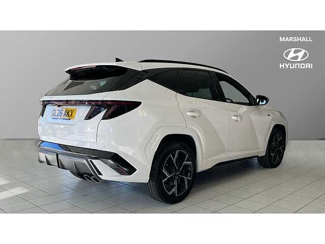 Hyundai TUCSON 1.6T 239 Hybrid N Line 5dr Auto WHITE