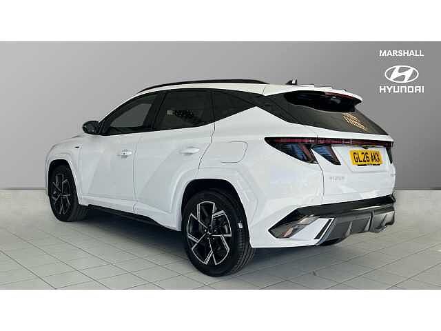 Hyundai TUCSON 1.6T 239 Hybrid N Line 5dr Auto WHITE