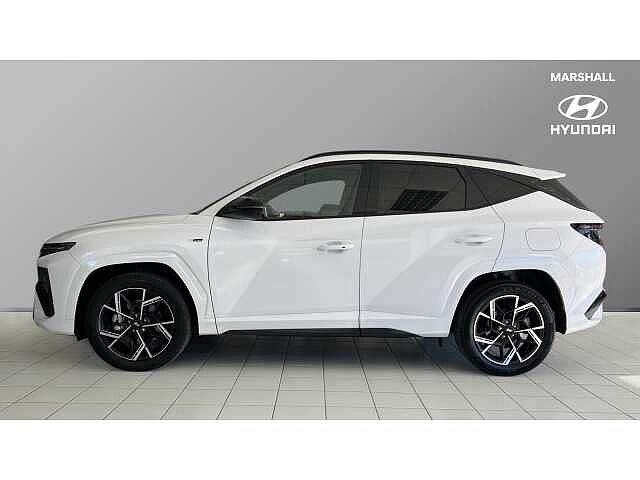 Hyundai TUCSON 1.6T 239 Hybrid N Line 5dr Auto WHITE