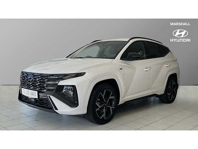 Hyundai TUCSON 1.6T 239 Hybrid N Line 5dr Auto WHITE