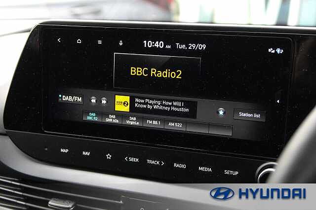 Hyundai BAYON 1.0 TGDi [90] Tech Line 5dr DCT VIBRANT BLUE PEARL