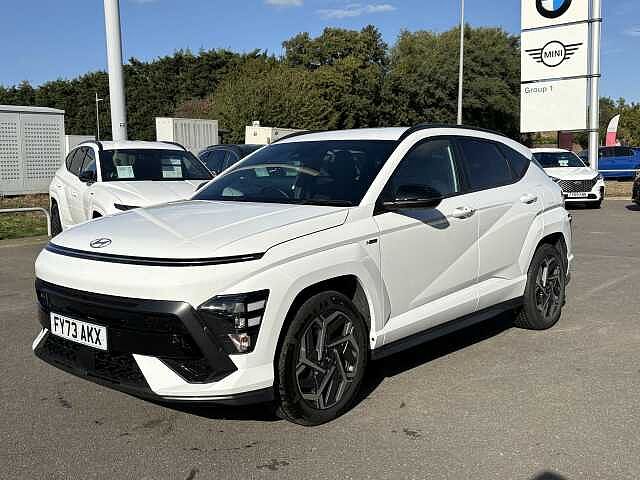 Hyundai KONA N Line Hybrid 1.6 GDi HEV (141ps) Atlas White