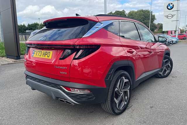Hyundai TUCSON Premium Hybrid 1.6 T-GDi HEV (230ps) Red