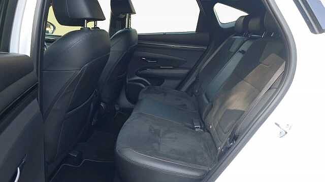 Hyundai TUCSON 1.6 T-GDi MHEV N Line S SUV 5dr Petrol Hybrid DCT 4WD Euro 6 (s/s) (180 ps) White