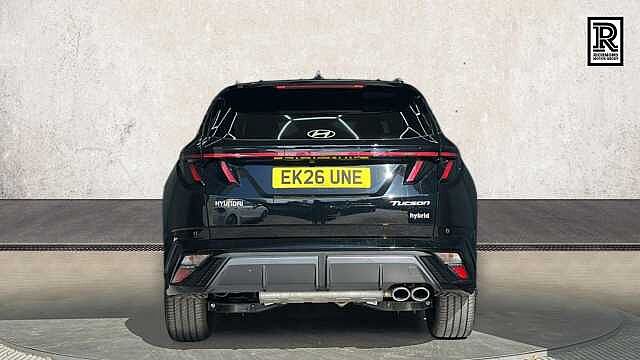 Hyundai TUCSON 1.6T N Line S SUV 5dr Petrol Hybrid Auto Euro 6 (s/s) (239 ps) Black