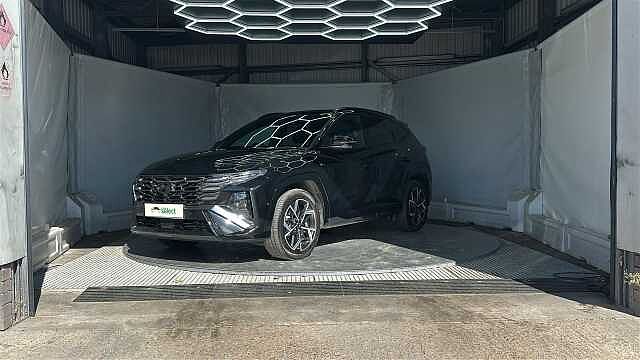 Hyundai TUCSON 1.6T N Line S SUV 5dr Petrol Hybrid Auto Euro 6 (s/s) (239 ps) Black