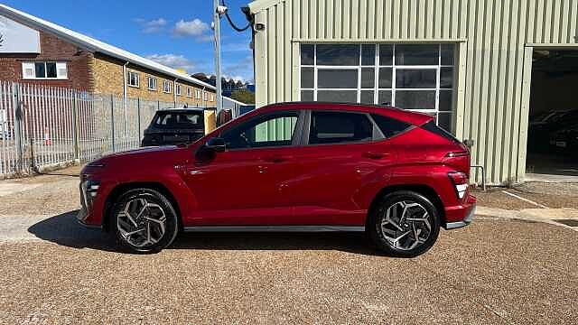 Hyundai KONA 1.6 h-GDi N Line SUV 5dr Petrol Hybrid DCT Euro 6 (s/s) (141 ps) Ultimate Red