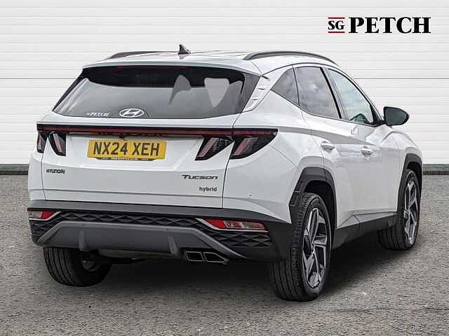 Hyundai TUCSON 1.6 TGDi Hybrid 230 Premium 5dr 2WD Auto White