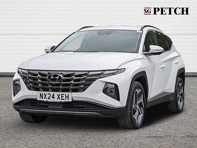 Hyundai TUCSON 1.6 TGDi Hybrid 230 Premium 5dr 2WD Auto White
