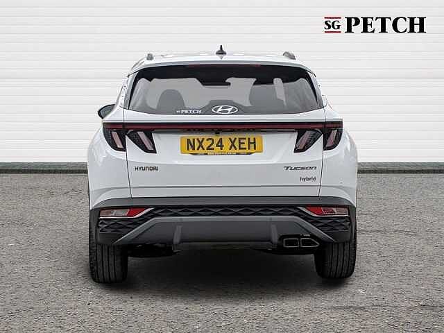 Hyundai TUCSON 1.6 TGDi Hybrid 230 Premium 5dr 2WD Auto White