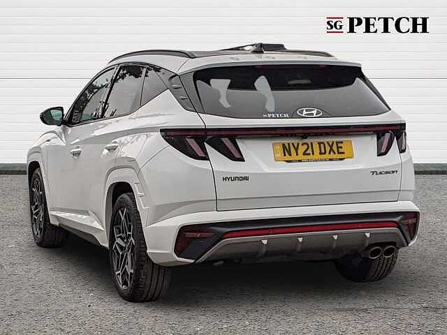 Hyundai TUCSON 1.6 TGDi N Line S 5dr 2WD White