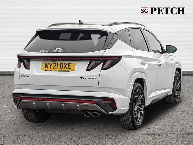 Hyundai TUCSON 1.6 TGDi N Line S 5dr 2WD White