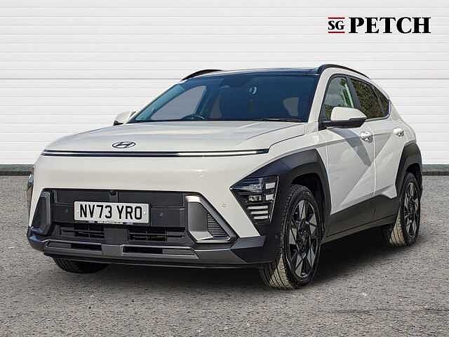 Hyundai KONA 1.6 GDi Hybrid Ultimate 5dr DCT White
