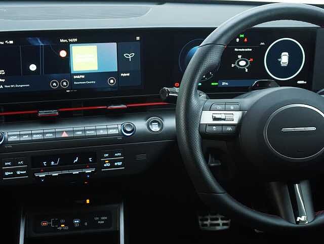 Hyundai KONA 1.6 h-GDi N Line SUV 5dr Petrol Hybrid DCT Euro 6 (s/s) (129 ps)