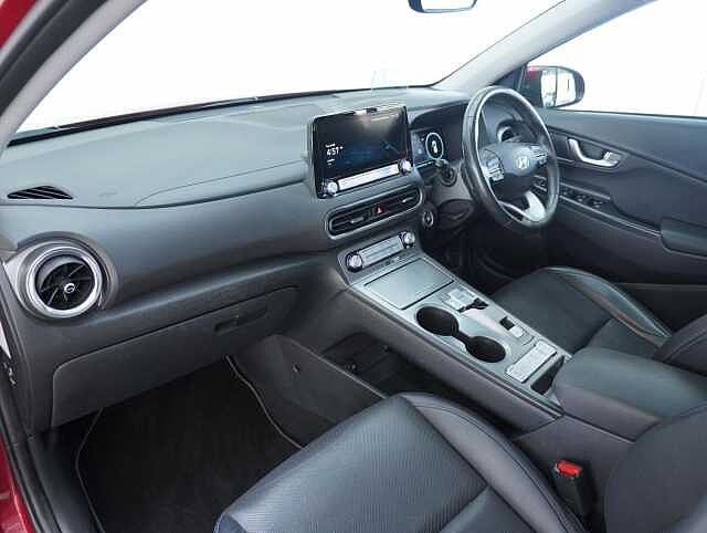Hyundai KONA 64kWh Ultimate SUV 5dr Electric Auto (10.5kW Charger) (204 ps) NI REG Ultimate Red