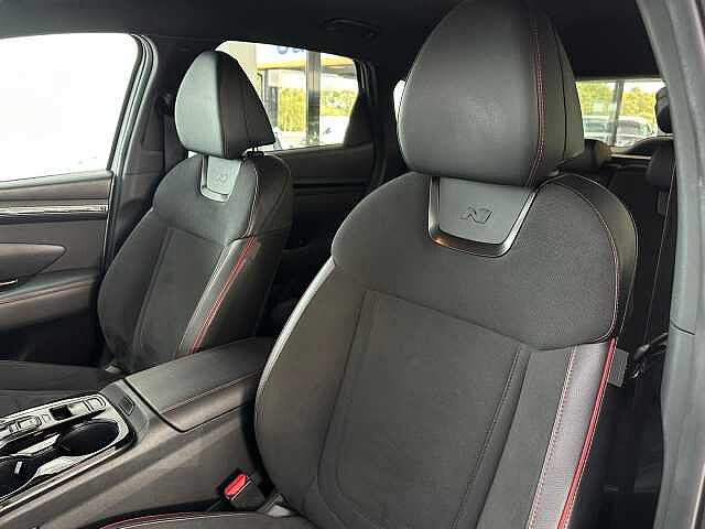 Hyundai TUCSON 1.6 h T-GDi N Line SUV 5dr Petrol Hybrid Auto Euro 6 (s/s) (230 ps) Atlas White
