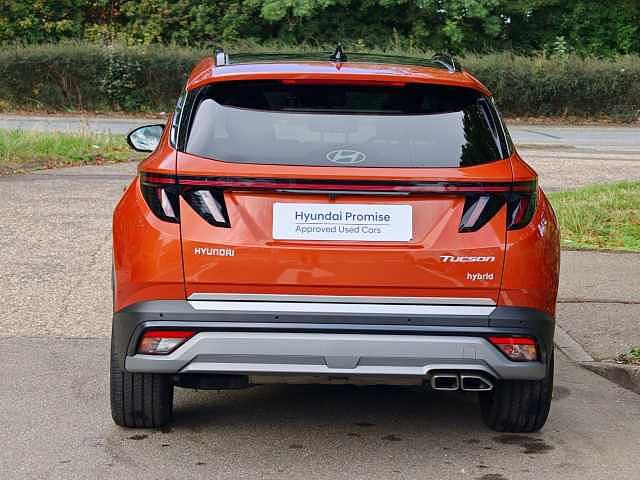 Hyundai TUCSON 1.6T Hybrid Ultimate 5dr Auto Orange