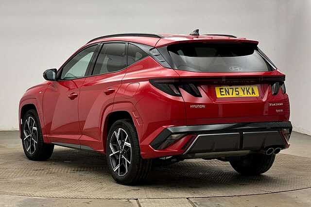 Hyundai TUCSON 1.6T 239 Hybrid N Line 5dr Auto Red