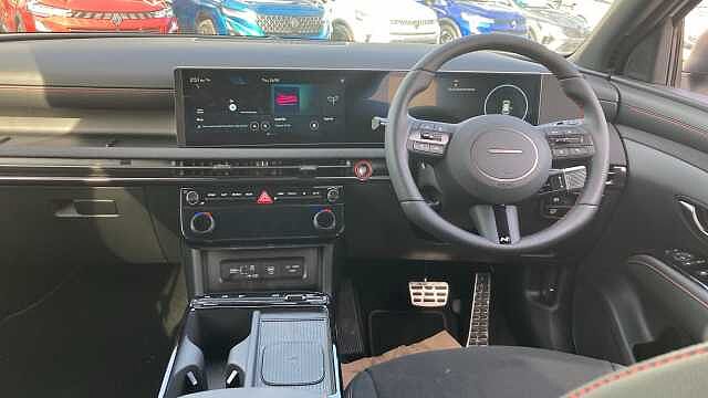 Hyundai TUCSON 1.6T Hybrid N Line 5dr Auto Hybrid Estate Pearl - Serenity White