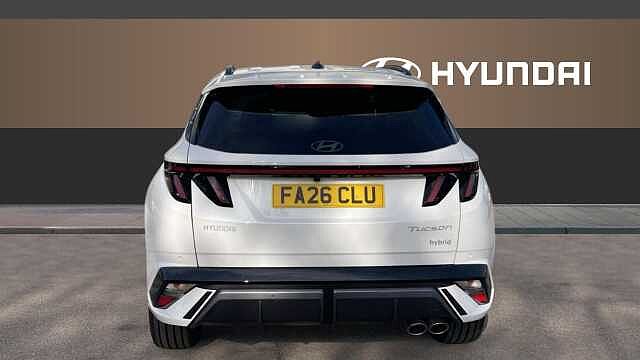 Hyundai TUCSON 1.6T Hybrid N Line 5dr Auto Hybrid Estate Pearl - Serenity White