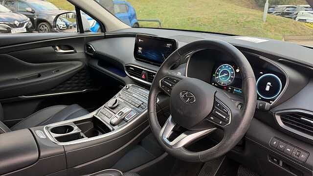 Hyundai SANTA FE 1.6 TGDi Hybrid Ultimate 5dr Auto Hybrid Estate White