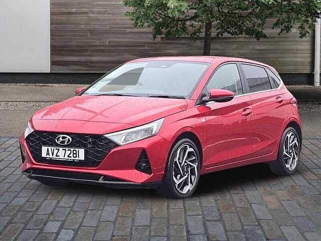 Hyundai I20 1.0 T-GDi MHEV Premium Hatchback 5dr Petrol Hybrid Manual Euro 6 (s/s) (100 ps) Red