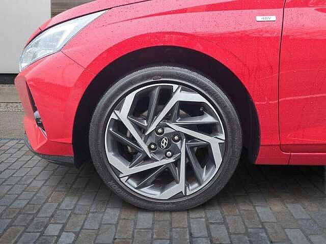 Hyundai I20 1.0 T-GDi MHEV Premium Hatchback 5dr Petrol Hybrid Manual Euro 6 (s/s) (100 ps) Red
