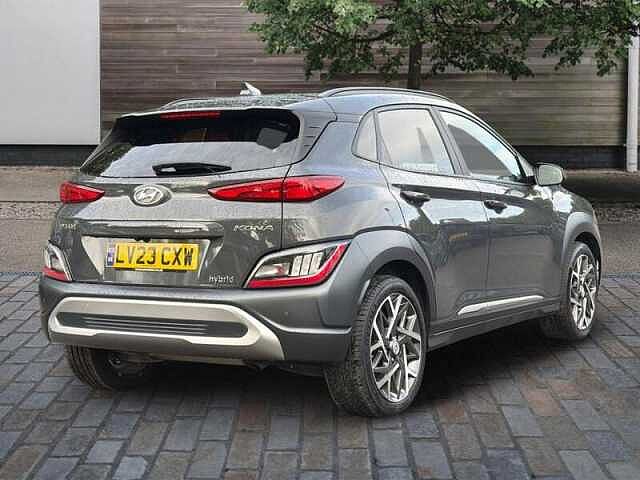 Hyundai KONA 1.6 h-GDi Premium SUV 5dr Petrol Hybrid DCT Euro 6 (s/s) (141 ps) Grey