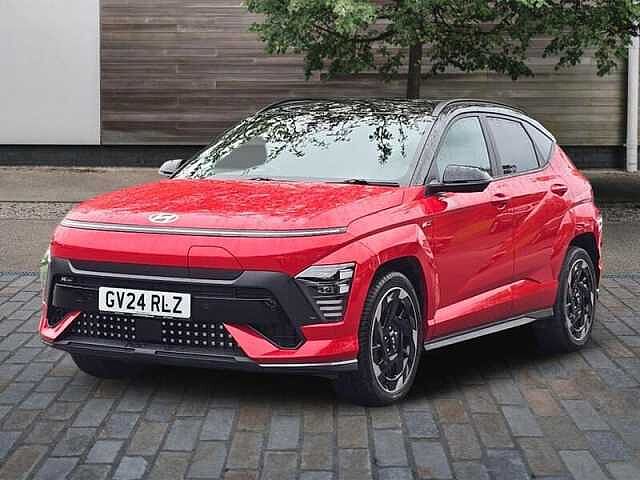 Hyundai KONA 65.4kWh N Line S SUV 5dr Electric Auto (218 ps) Red