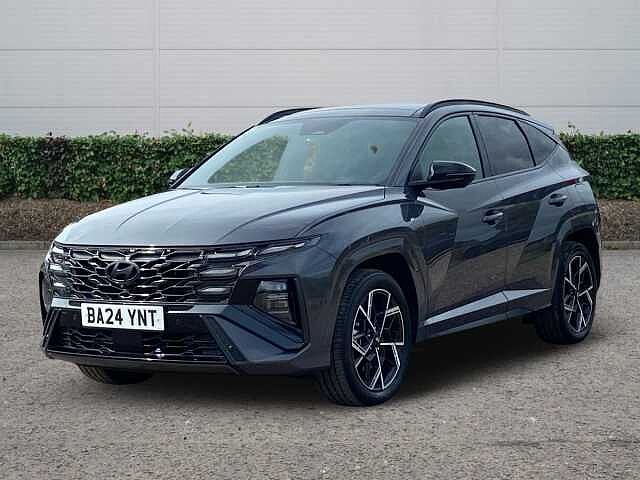 Hyundai TUCSON 1.6 T-GDi N Line S SUV 5dr Petrol Hybrid Auto Euro 6 (s/s) (215 ps) Ecotronic Grey