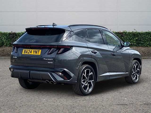 Hyundai TUCSON 1.6 T-GDi N Line S SUV 5dr Petrol Hybrid Auto Euro 6 (s/s) (215 ps) Ecotronic Grey