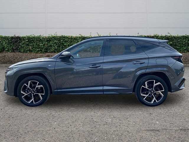 Hyundai TUCSON 1.6 T-GDi N Line S SUV 5dr Petrol Hybrid Auto Euro 6 (s/s) (215 ps) Ecotronic Grey