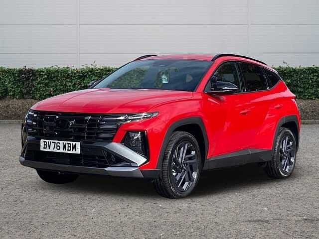 Hyundai TUCSON 1.6 T-GDi 13.8kWh Black Line SUV 5dr Petrol Plug-in Hybrid Auto Euro 6 (s/s) (28 ENGINE Red