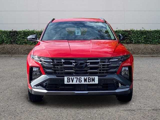Hyundai TUCSON 1.6 T-GDi 13.8kWh Black Line SUV 5dr Petrol Plug-in Hybrid Auto Euro 6 (s/s) (28 ENGINE Red