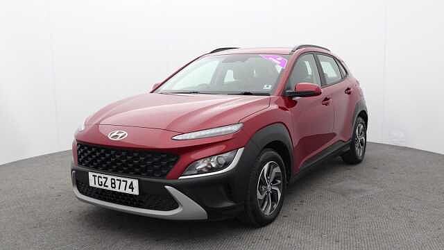 Hyundai KONA 1.6 h-GDi SE Connect SUV 5dr Petrol Hybrid DCT Euro 6 (s/s) (141 ps) Red