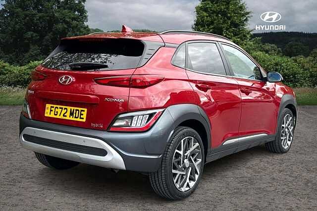 Hyundai KONA 1.6 GDi Hybrid Premium 5dr DCT Red