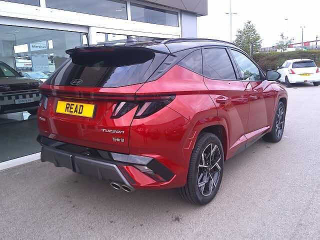 Hyundai TUCSON 1.6T Hybrid N Line 5dr Auto Ultimate Red
