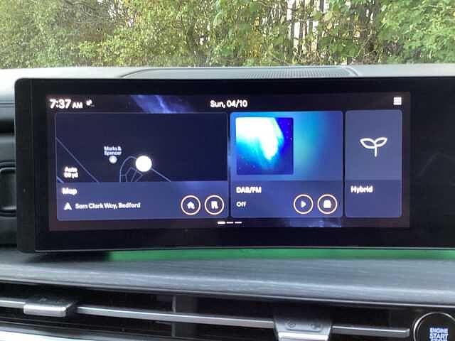 Hyundai SANTA FE 1.6 TGDi Hybrid Ultimate 5dr Auto Creamy White