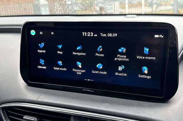 Hyundai SANTA FE 1.6 TGDi Hybrid Premium 5dr Auto Typhoon Silver