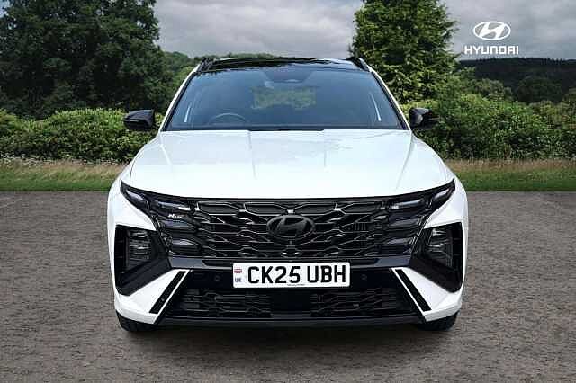 Hyundai TUCSON 1.6T Hybrid N Line S 5dr Auto Serenity White