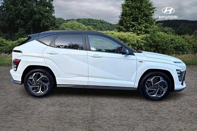 Hyundai KONA 1.6 GDi Hybrid N Line S 5dr DCT Atlas White