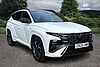 Hyundai TUCSON 1.6T Hybrid N Line S 5dr Auto Serenity White