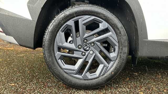 Hyundai TUCSON 1.6T 239 Hybrid Black Line 5dr Auto Hybrid Estate Serenity White - Pearl
