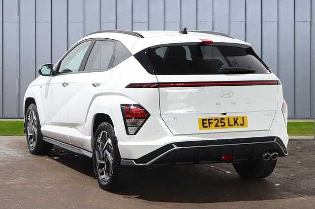 Hyundai KONA 1.6 h-GDi N Line DCT Euro 6 (s/s) 5dr White