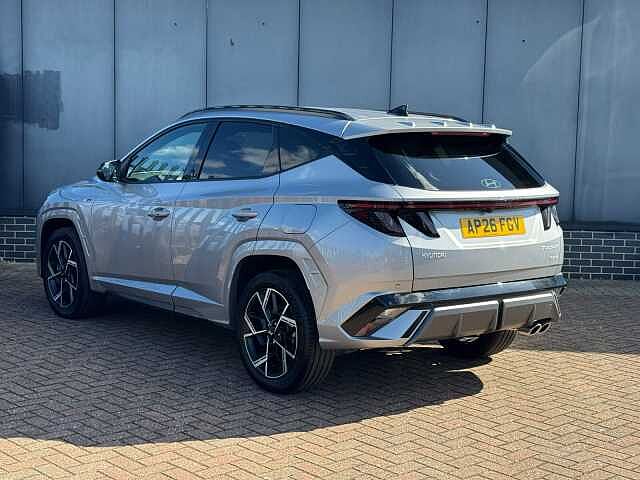 Hyundai TUCSON 1.6T 239 Hybrid N Line 5dr Auto Shmrg Slvr Mtlc