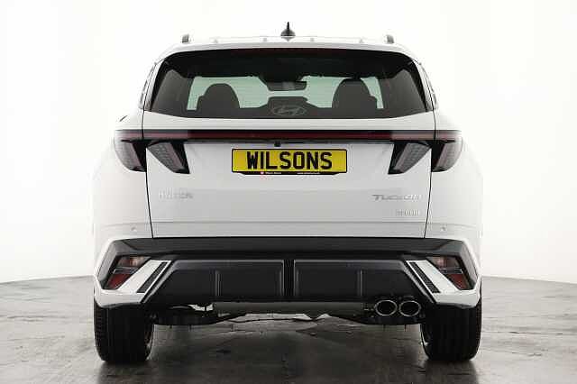 Hyundai TUCSON 1.6T 239 Hybrid N Line Edition 5dr Auto Special solid - Atlas white