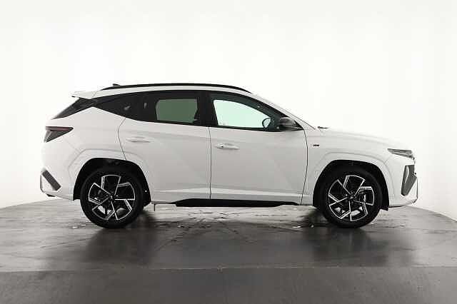 Hyundai TUCSON 1.6T 239 Hybrid N Line Edition 5dr Auto Special solid - Atlas white